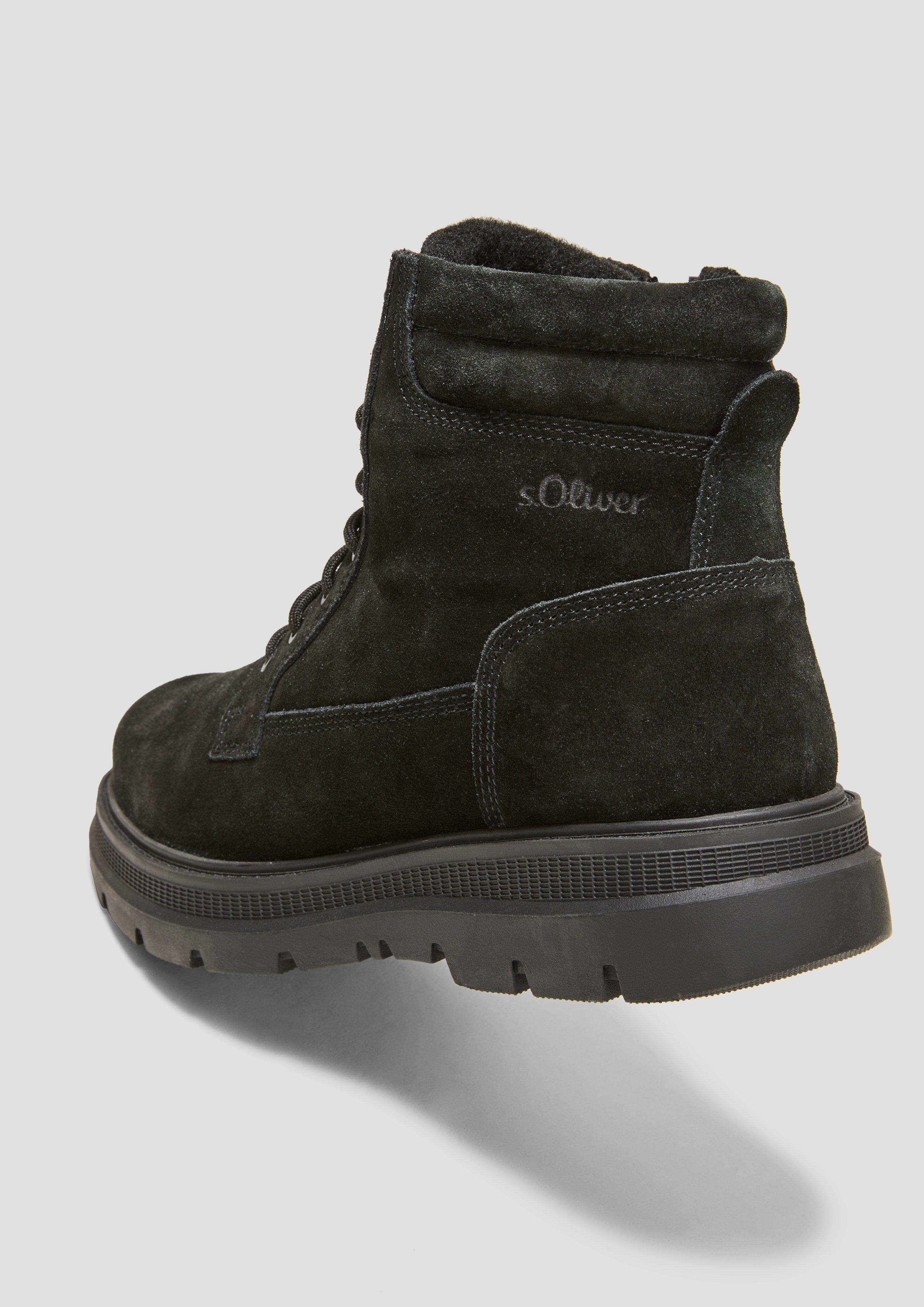 Gefütterte Boots aus Leder  6008612-001