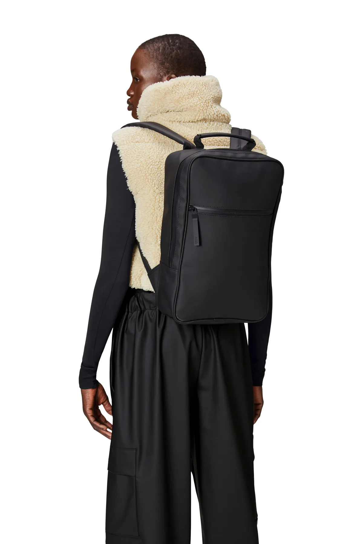 Rains  Rucksack Unisex Schwarz
