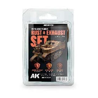 AK Liquid Pigment Set - Rust & Exhaust