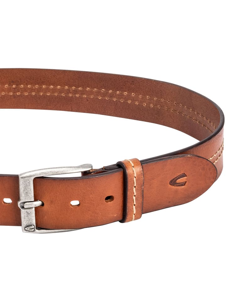 Camel Active Leder-Gürtel in Hellbraun günstig kaufen