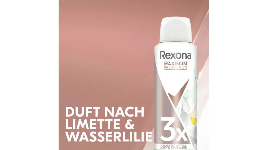 Rexona Maximum Protection Antitranspirant Deospray Lime & Waterlily Scent 150 ml