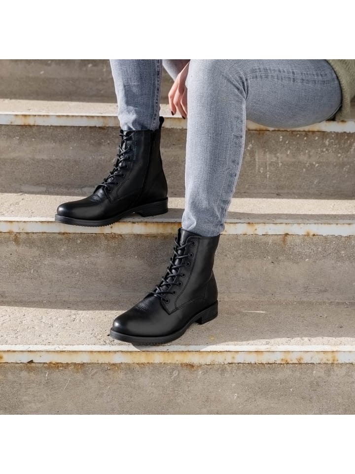 palado Schnürstiefeletten in Black/Black günstig kaufen