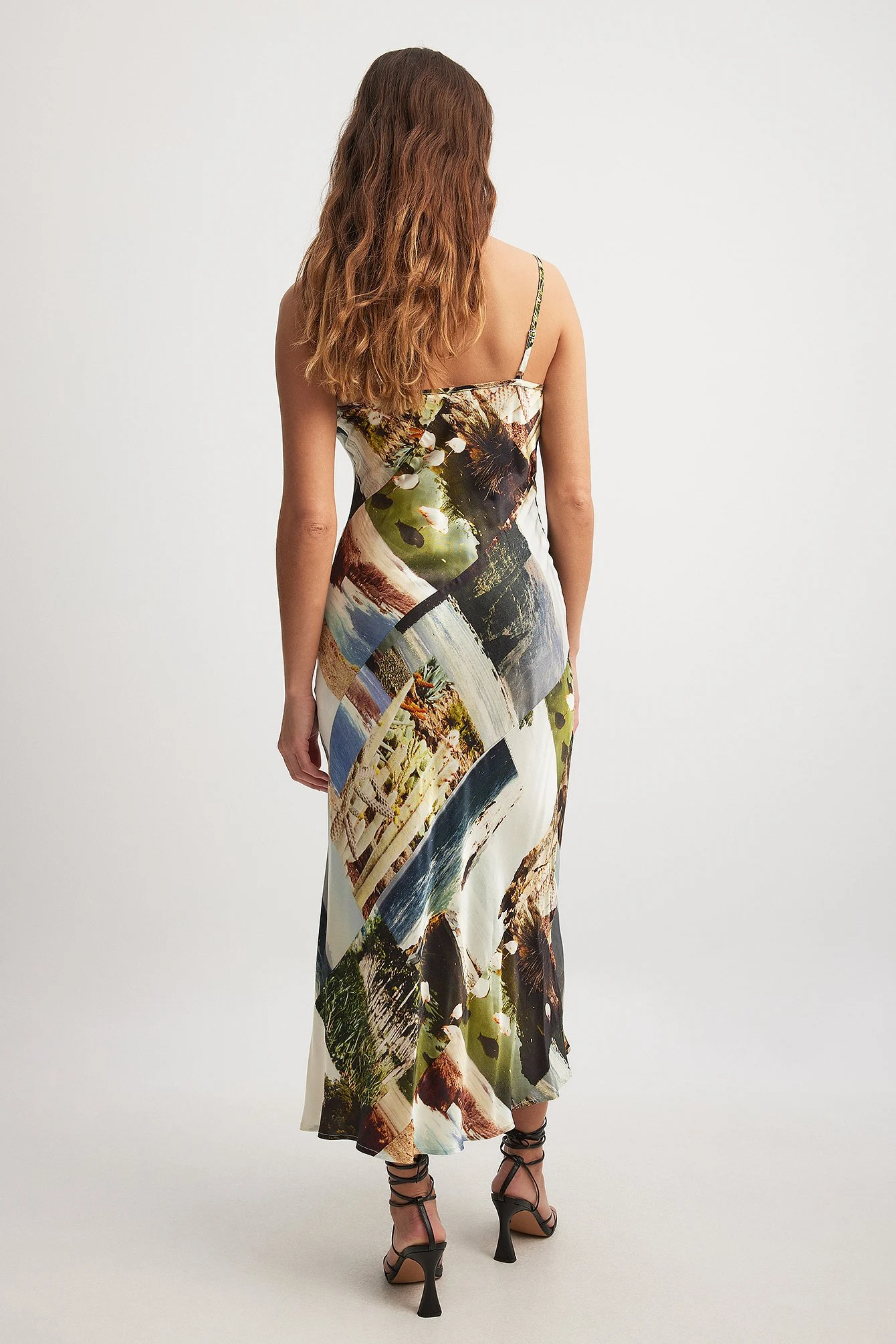 Midikleid mit Fotocollage