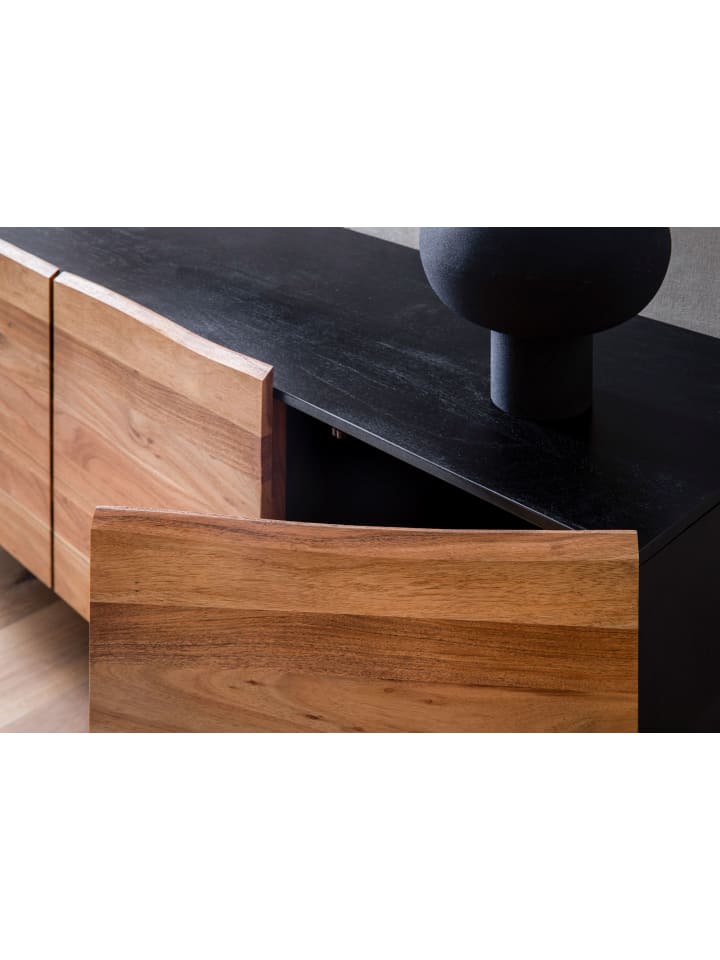 KADIMA DESIGN Sideboard Akazie Massivholz 180x75x45 cm Anrichte mit günstig kaufen onesize