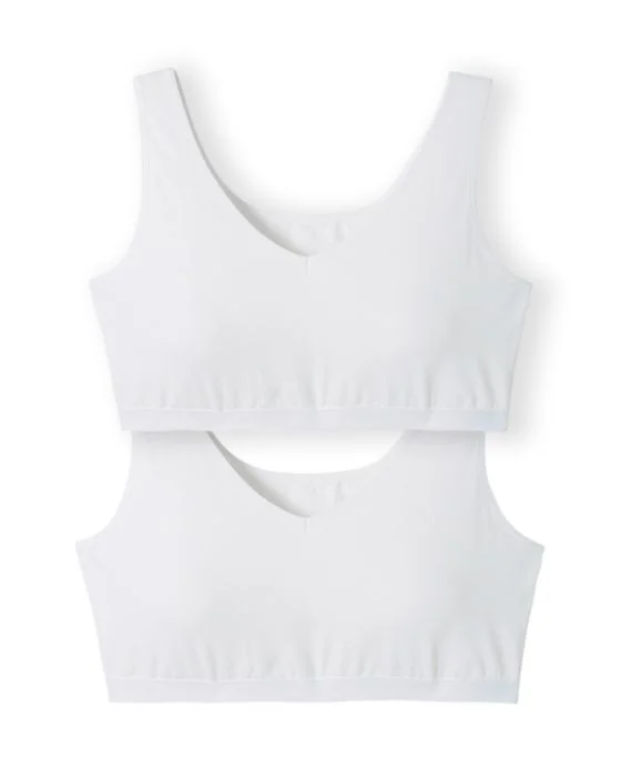 Lot de 2 brassières réversibles sans armatures