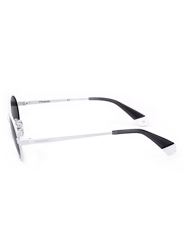 Polaroid Herren-Sonnenbrille in Weiß/ Schwarz günstig kaufen 51