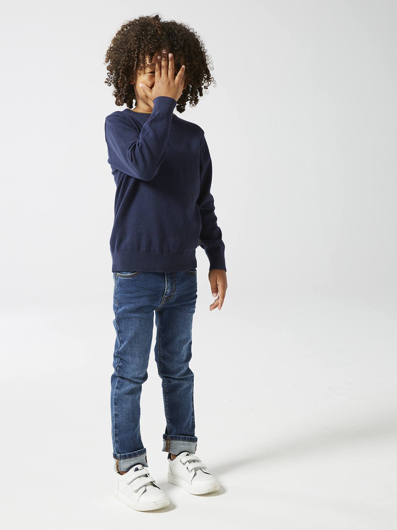 Jean slim Basics garçon denim brut
