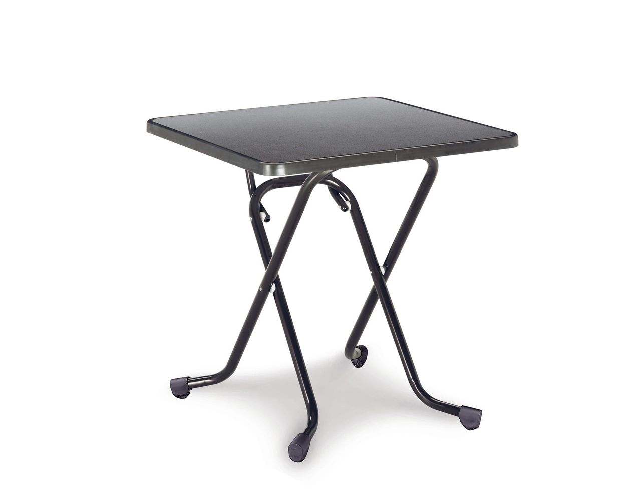 BEST Scherenklapptisch eckig 67x67cm anthrazit
