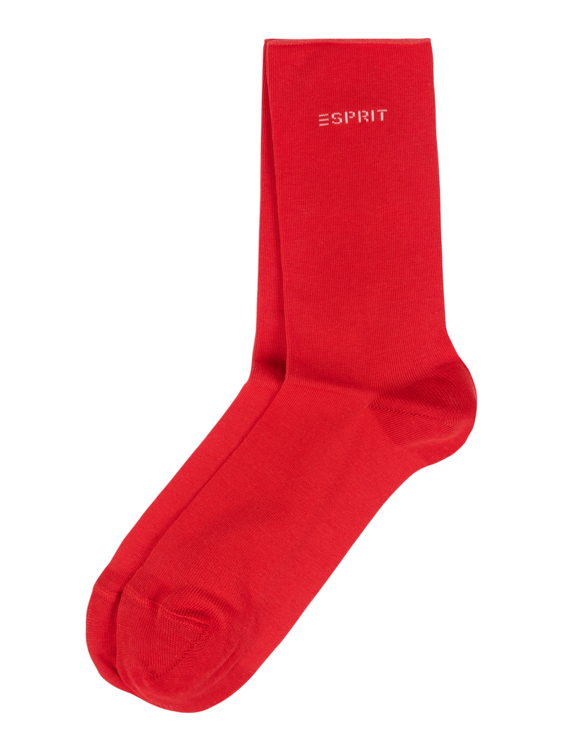 Socken im 2er-Pack in rot