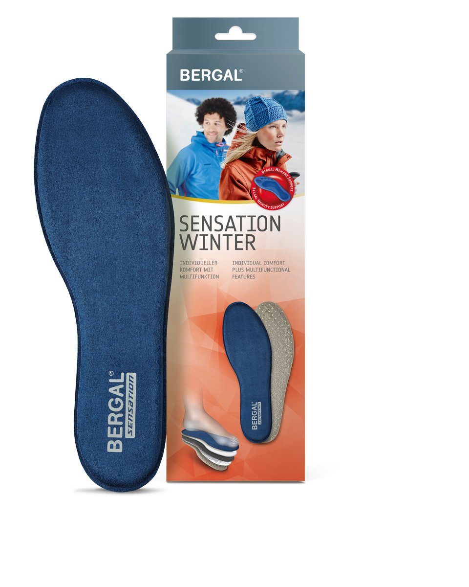 Bergal Einlegesohlen Sensation Winter - die Wintersohle mit Multifunktion