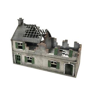 Destroyed Terrace Shops (20mm)