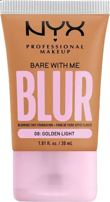 NYX Bare With Me Blur Golden Light makiažo pagrindas