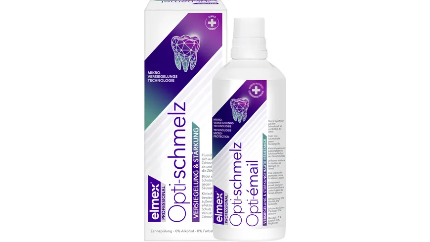 elmex Opti-schmelz Mundspülung Reparatur & Versiegelung 400 ml