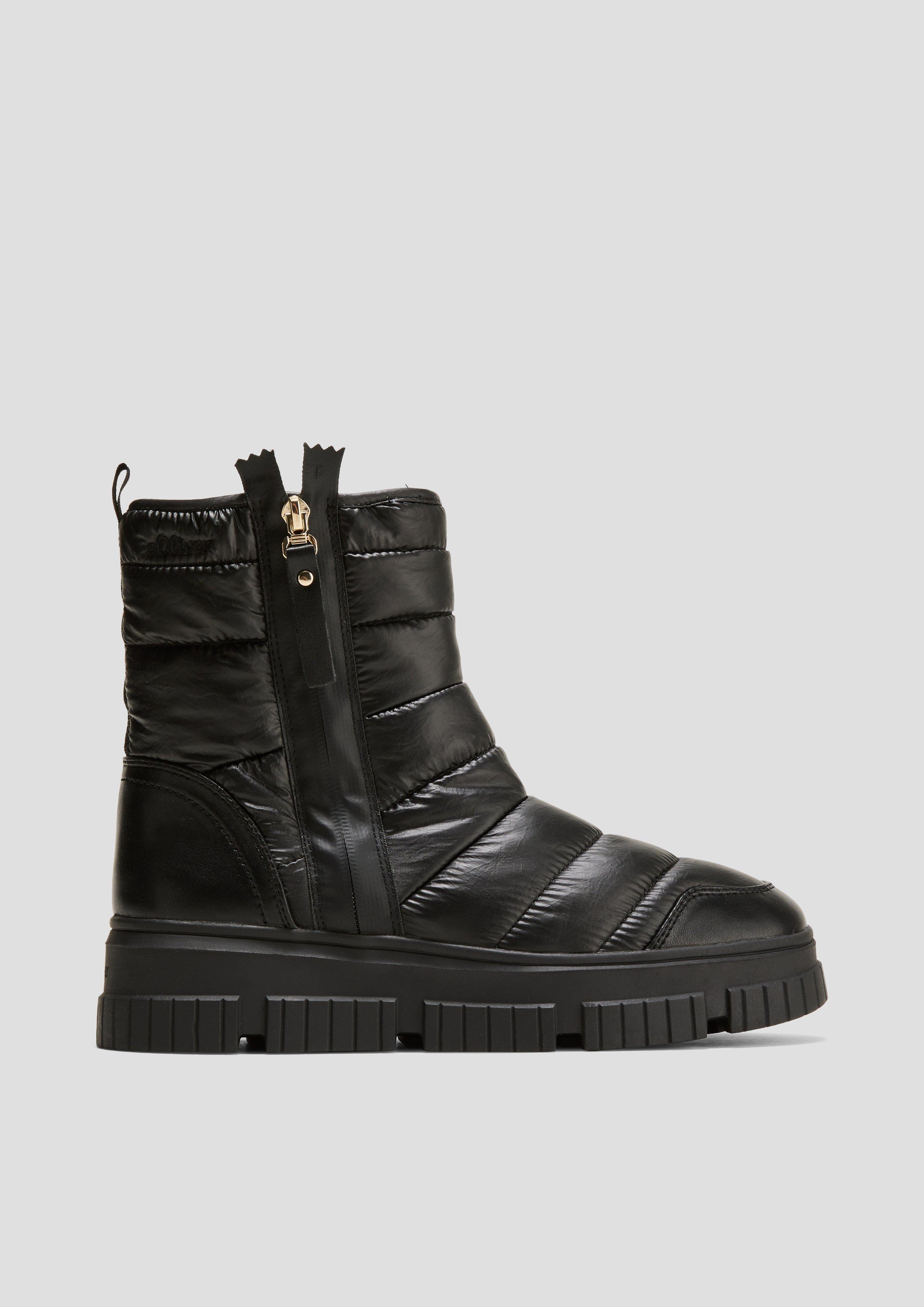 Gesteppter Stiefel mir Reißverschluss  6008576-001