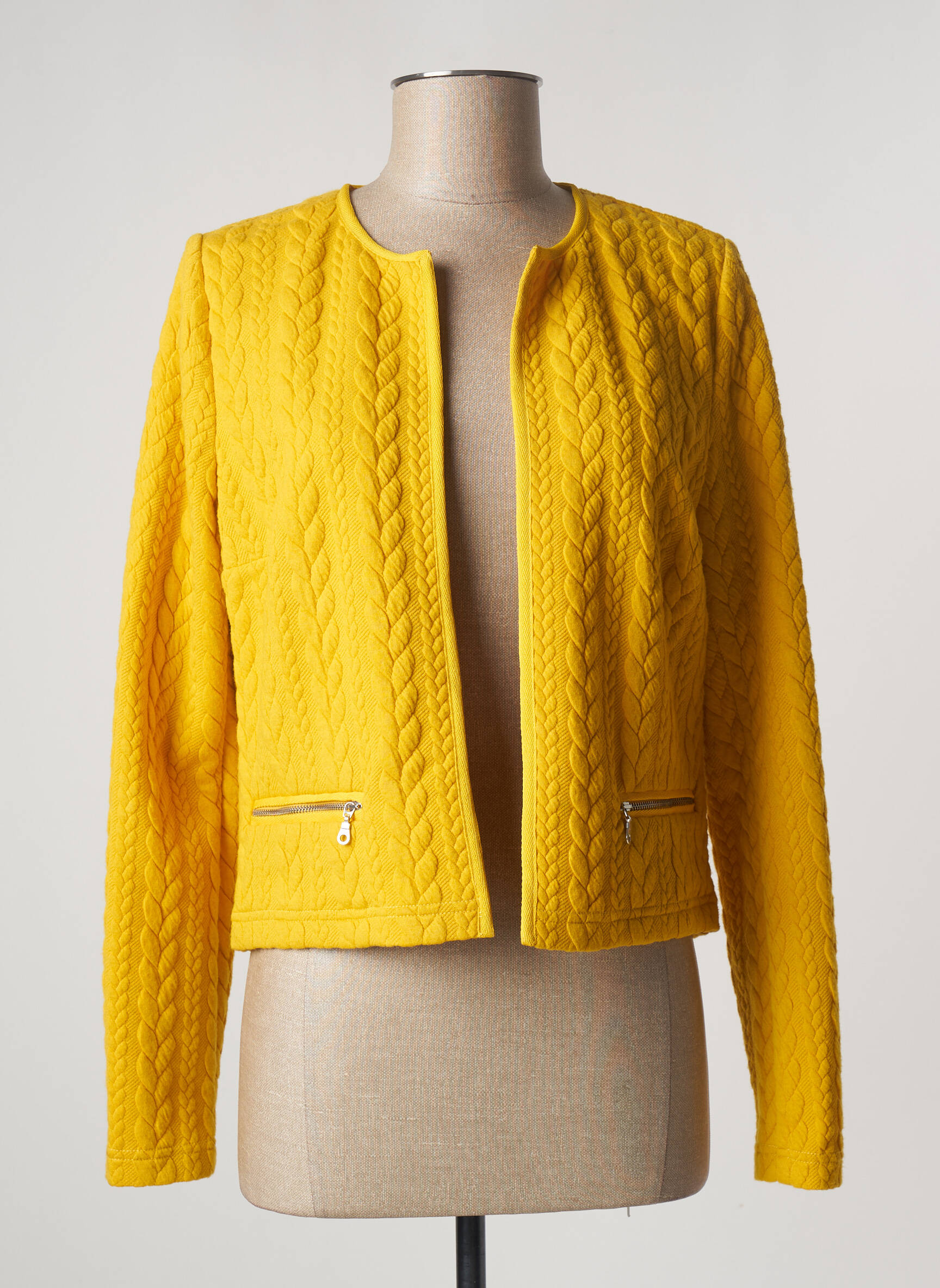 Pauporte Vestecasual Femme couleur jaune