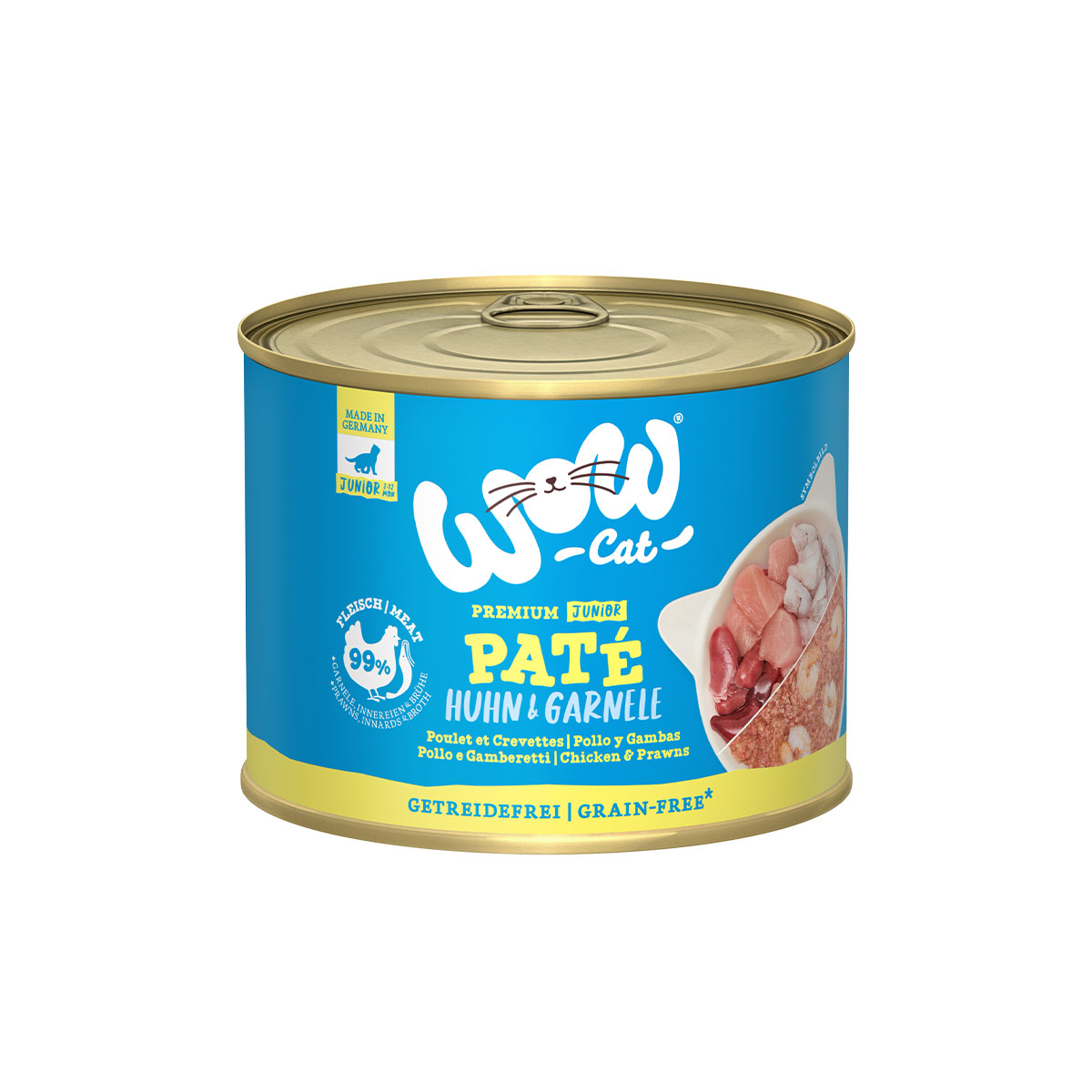 WOW CAT Junior Huhn & Garnele günstig kaufen bei ZooRoyal