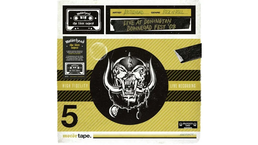The Löst Tapes,Vol.5(Live at Donington,2008) Clear Yellow Vinyl