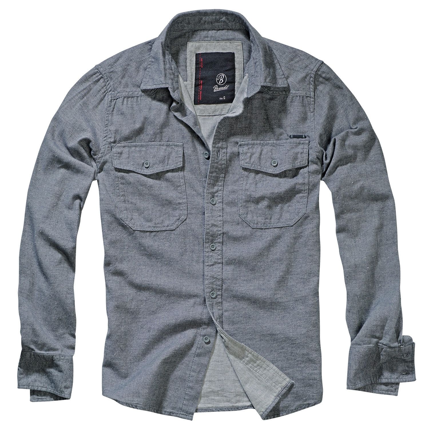 Shirt in Tweedoptik
