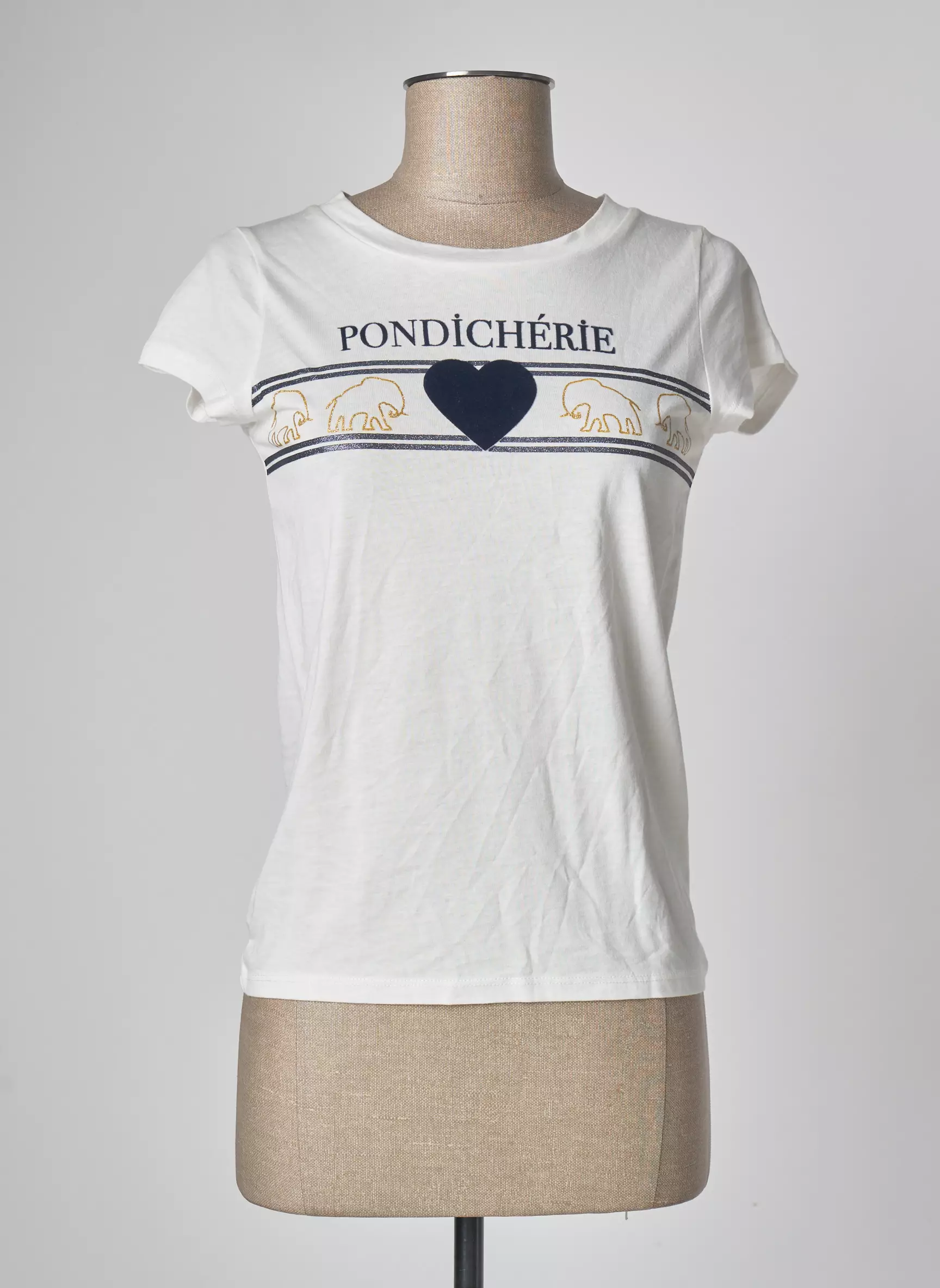 Naf Naf Tshirts Femme couleur beige