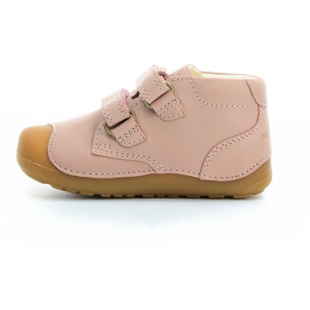 Bundgaard Petit Velcro Old Rose rosa Mid Cut Barfußschuhe