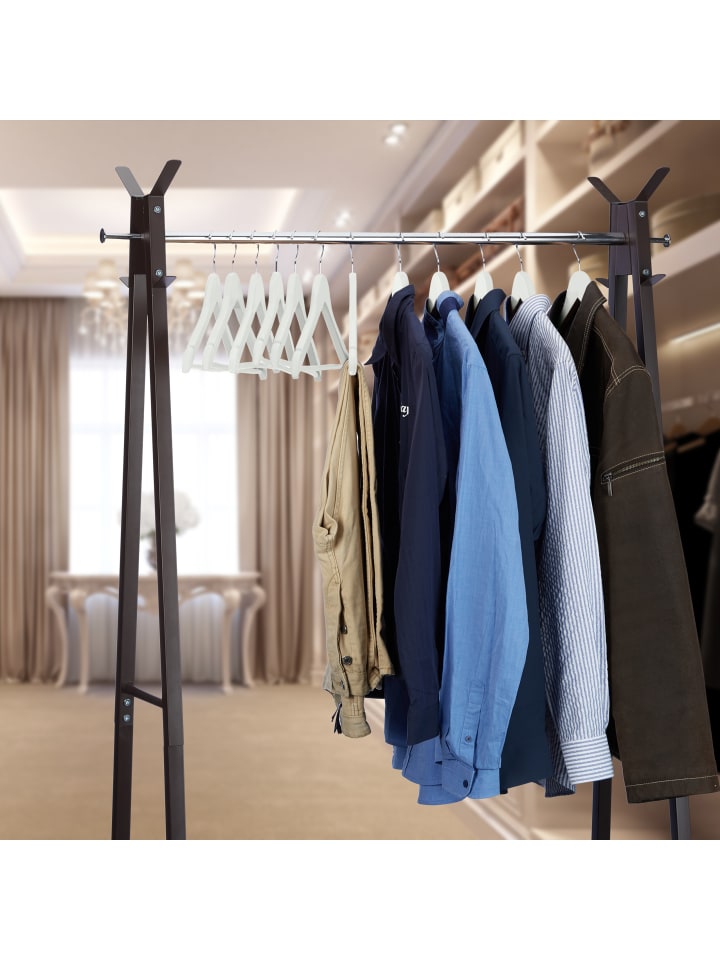 relaxdays 40 x Kleiderbügel in Weiß günstig kaufen onesize