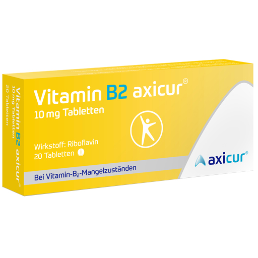VITAMIN B2 AXICUR 10 mg Tabletten  20 St  Tabletten