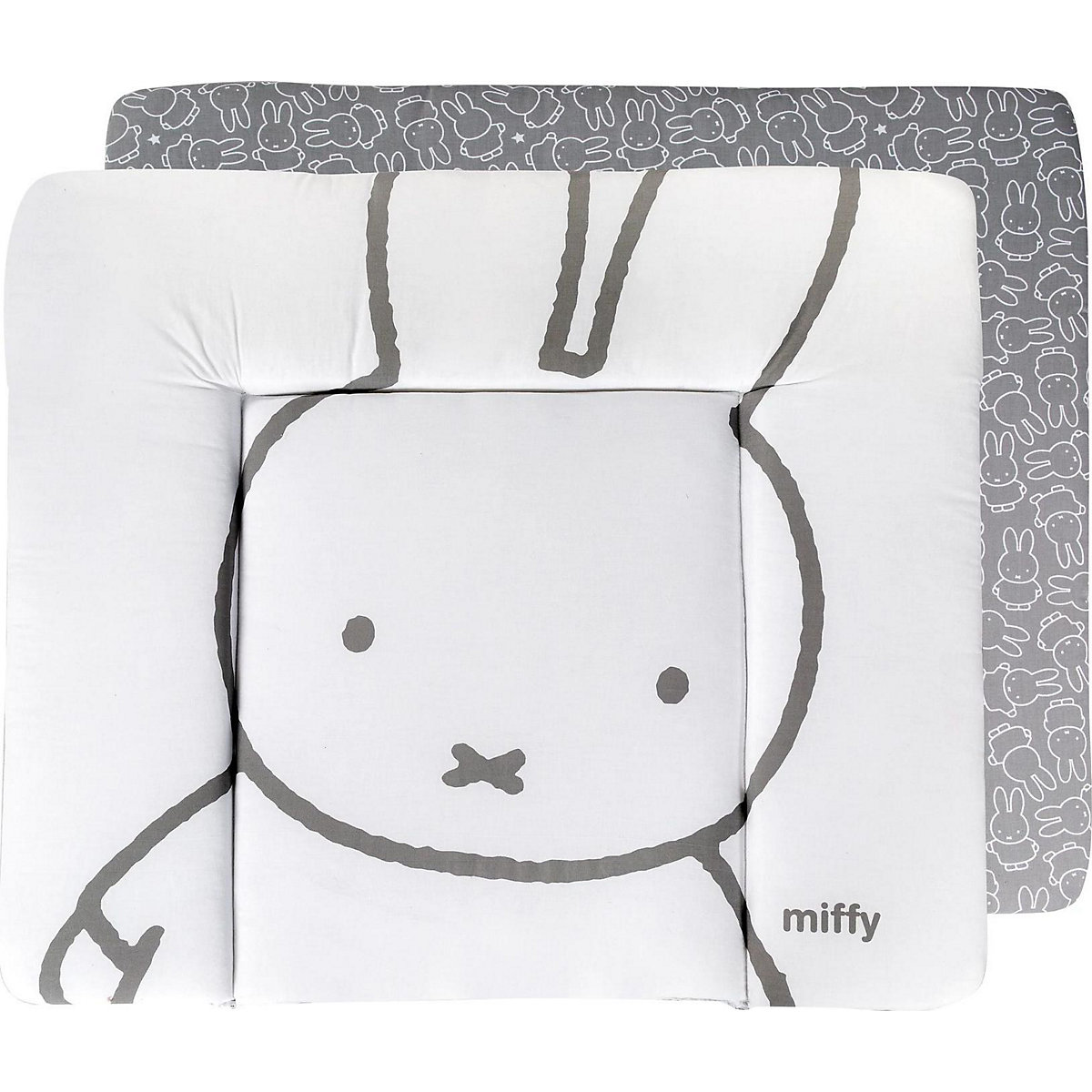 Wickelauflage soft Miffy grau