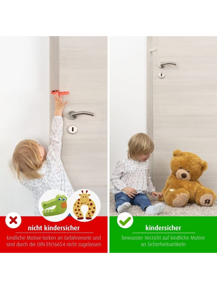 Reer [3 Stück] Türstopper in Transparent ab 0 Monate günstig kaufen onesize