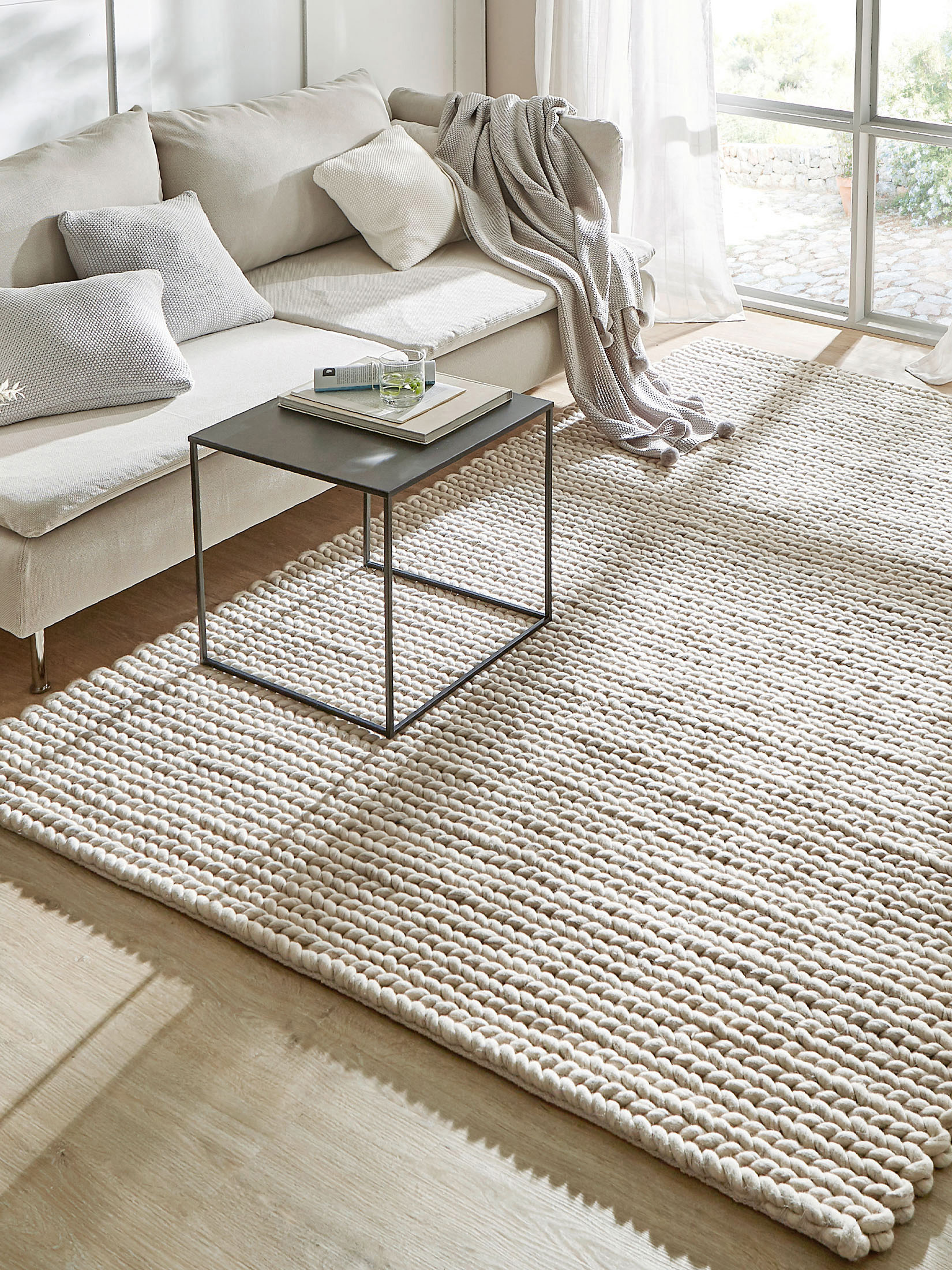 Wool Empire Woll-Teppich, Cream