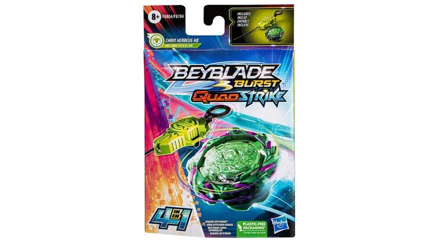 Hasbro - Beyblade Burst QuadStrike Starter Pack, 1 Stück, sortiert