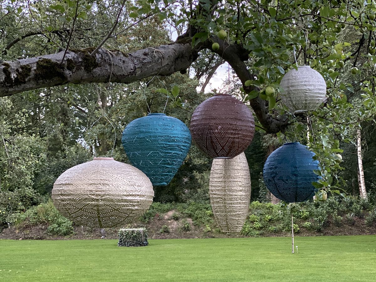 Lumiz Ikat Oval 40 Solar Lampion