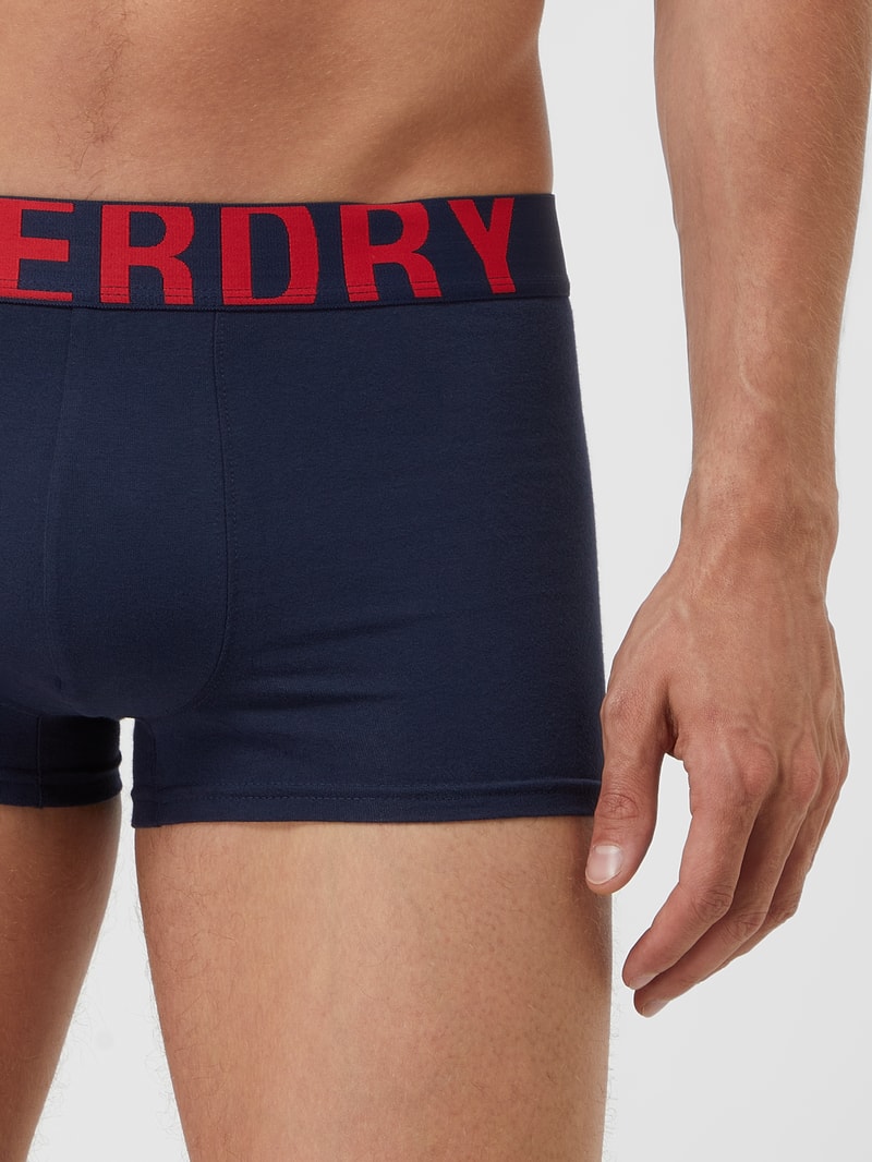 Trunks mit Stretch-Anteil im 2er-Pack in rot