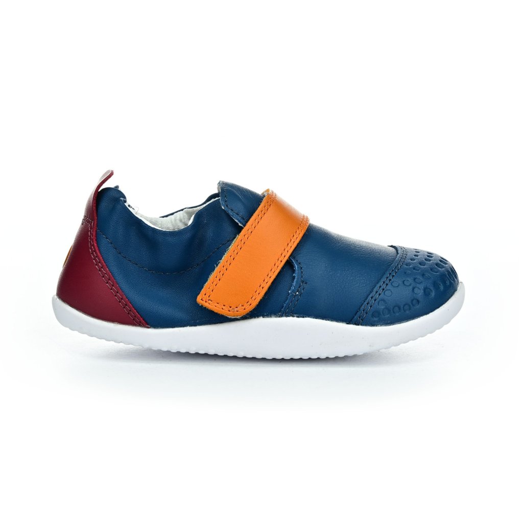 Bobux Go Tidal Teal-Cranberry Combo Xplorer Barfuß-Lauflernschuhe