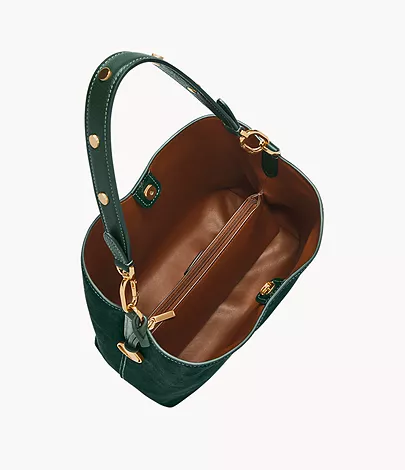 Fossil Bucket Shoulder Bag Jessie Wildleder