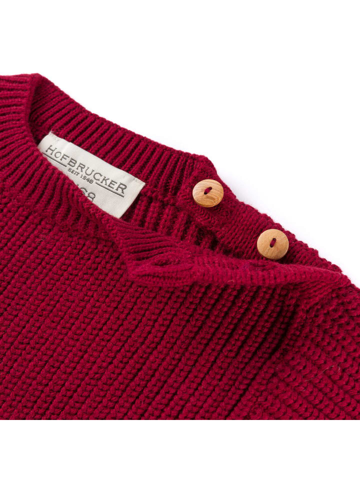 Hofbrucker Strickpullover in cranberry günstig kaufen