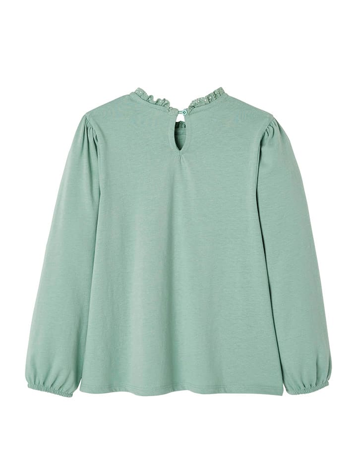 vertbaudet Bluse in Grün günstig kaufen