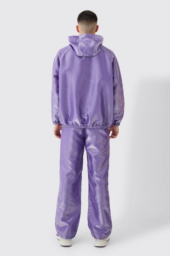 Metallic Nylon Cargohose