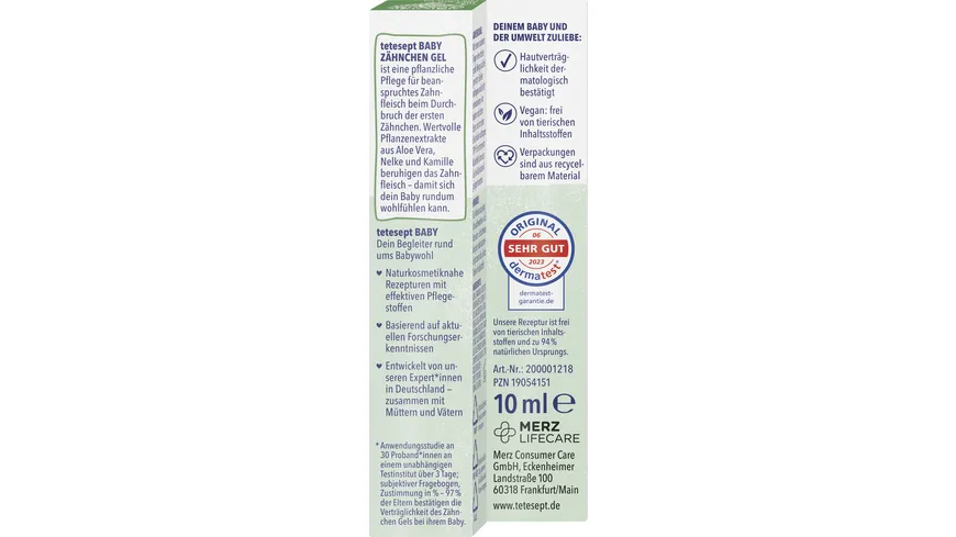 tetesept BABY Zähnchen Gel Pflanzlich 10 ml