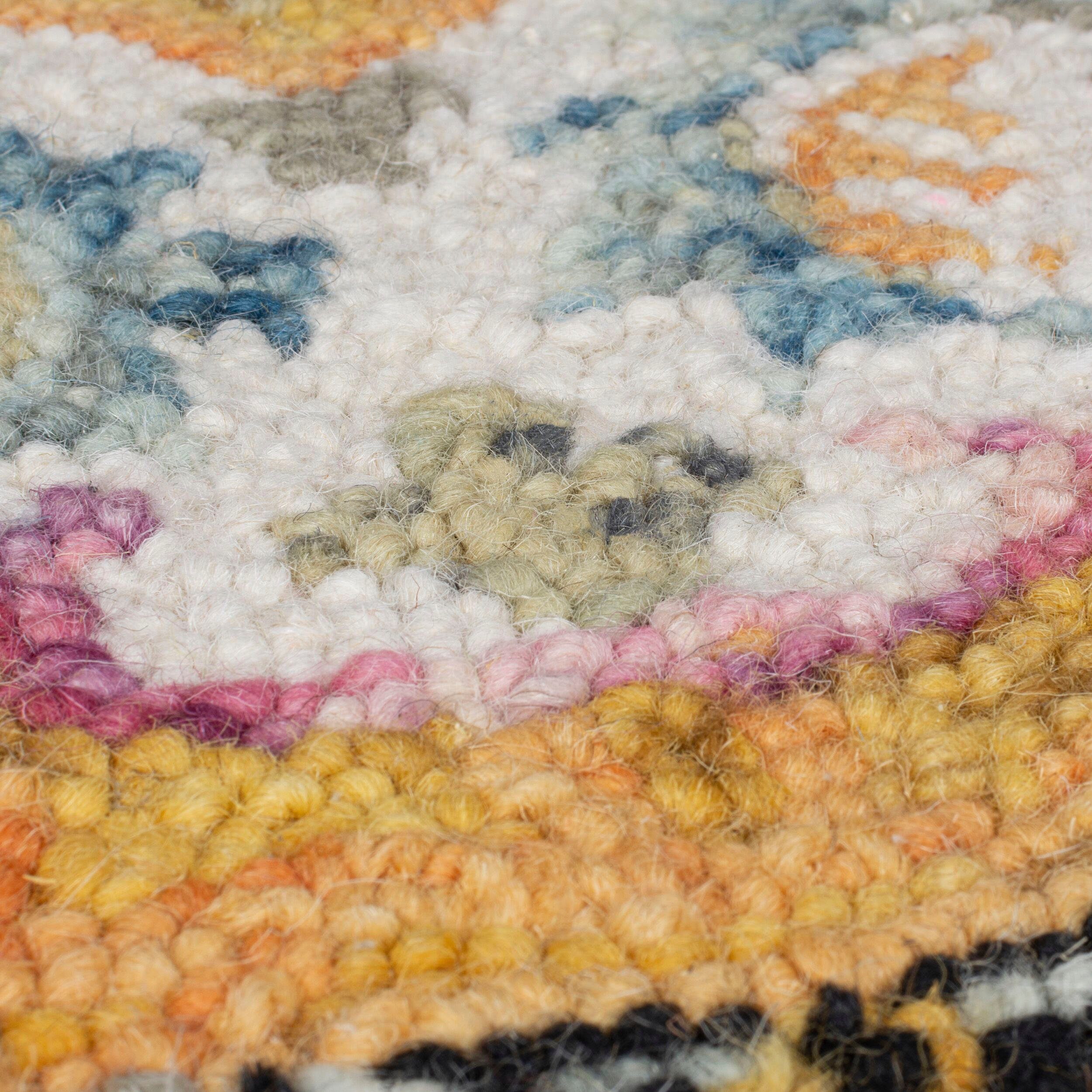 Wollteppich Dhalia, FLAIR RUGS, rechteckig, Höhe: 10 mm