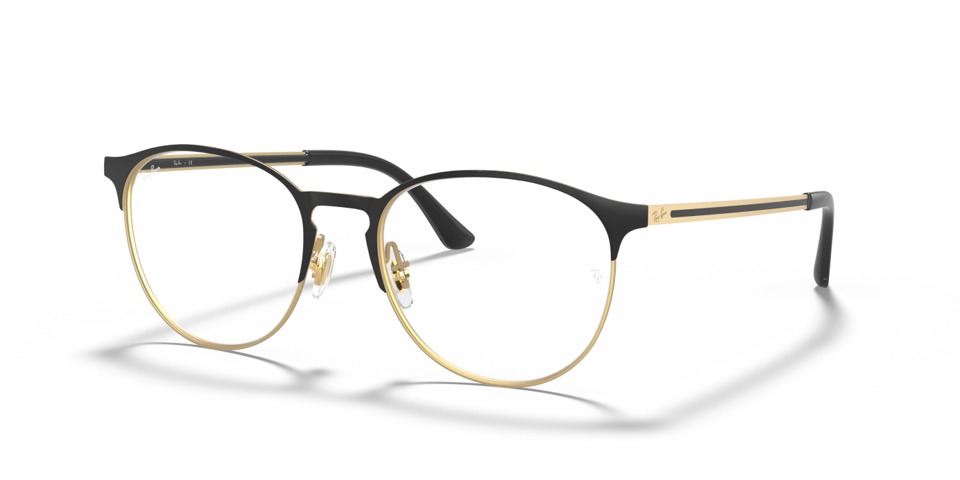 RB6375 OPTICS - Negru mat pe auriu