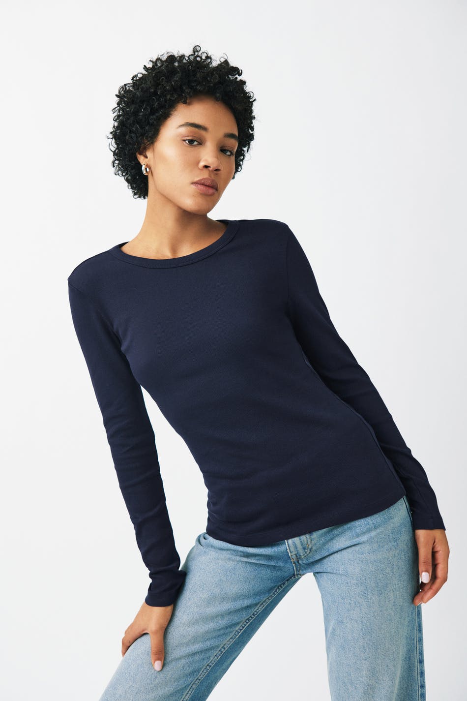 Basic long sleeve top
