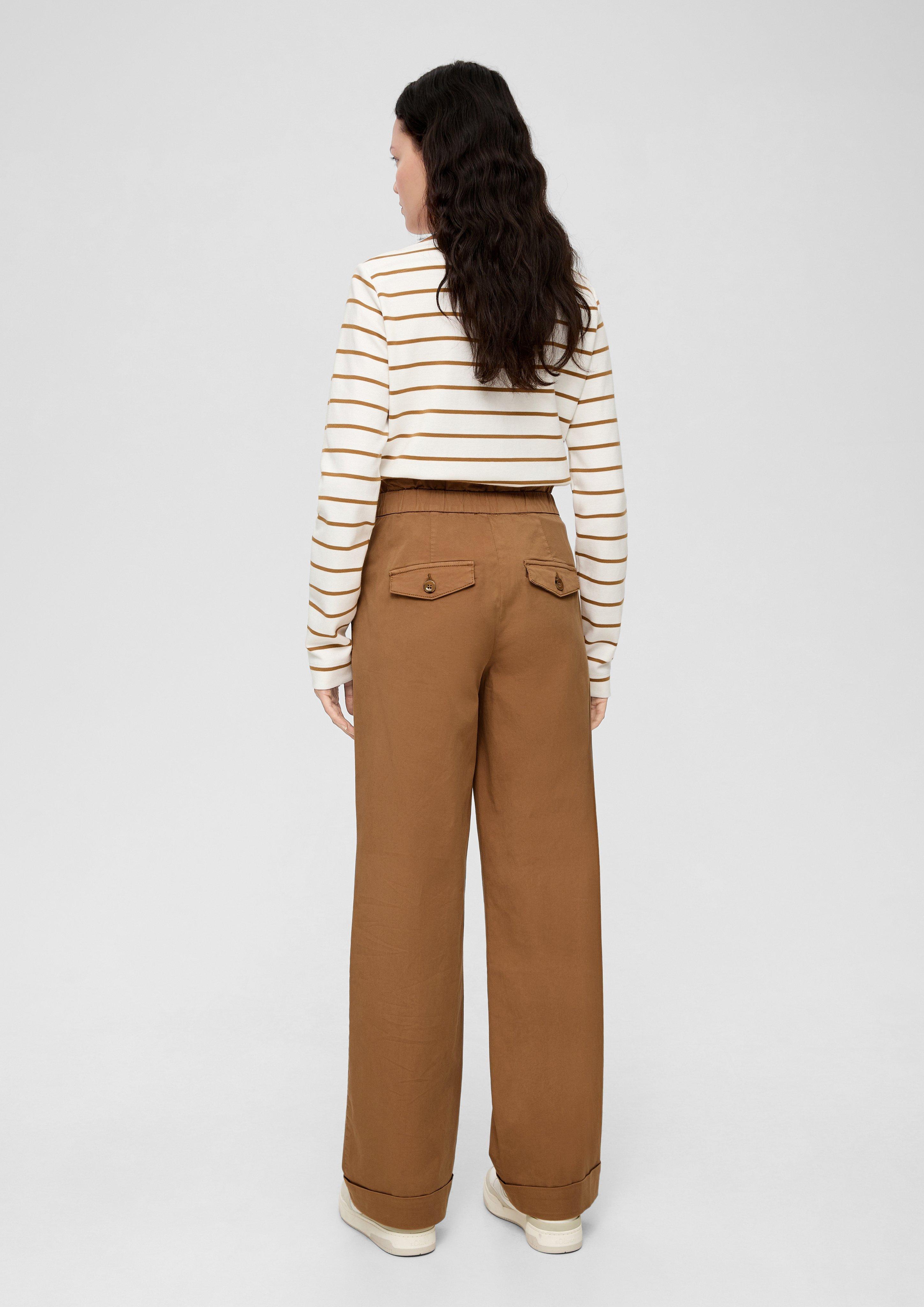 Regular: Twill-Hose mit Bundfalten  2135767-8469