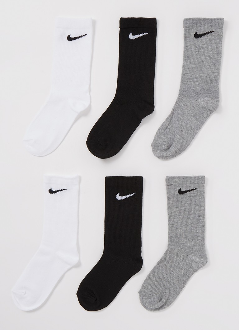 Ponožky Nike s logem, balení po 6 kusech