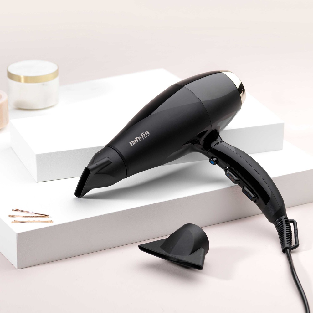 babyliss BaByliss  - 6714E - Sèche-cheveux SuperPro 2300 Moteur AC fabriqué en Italie SECHE CHEVEUX