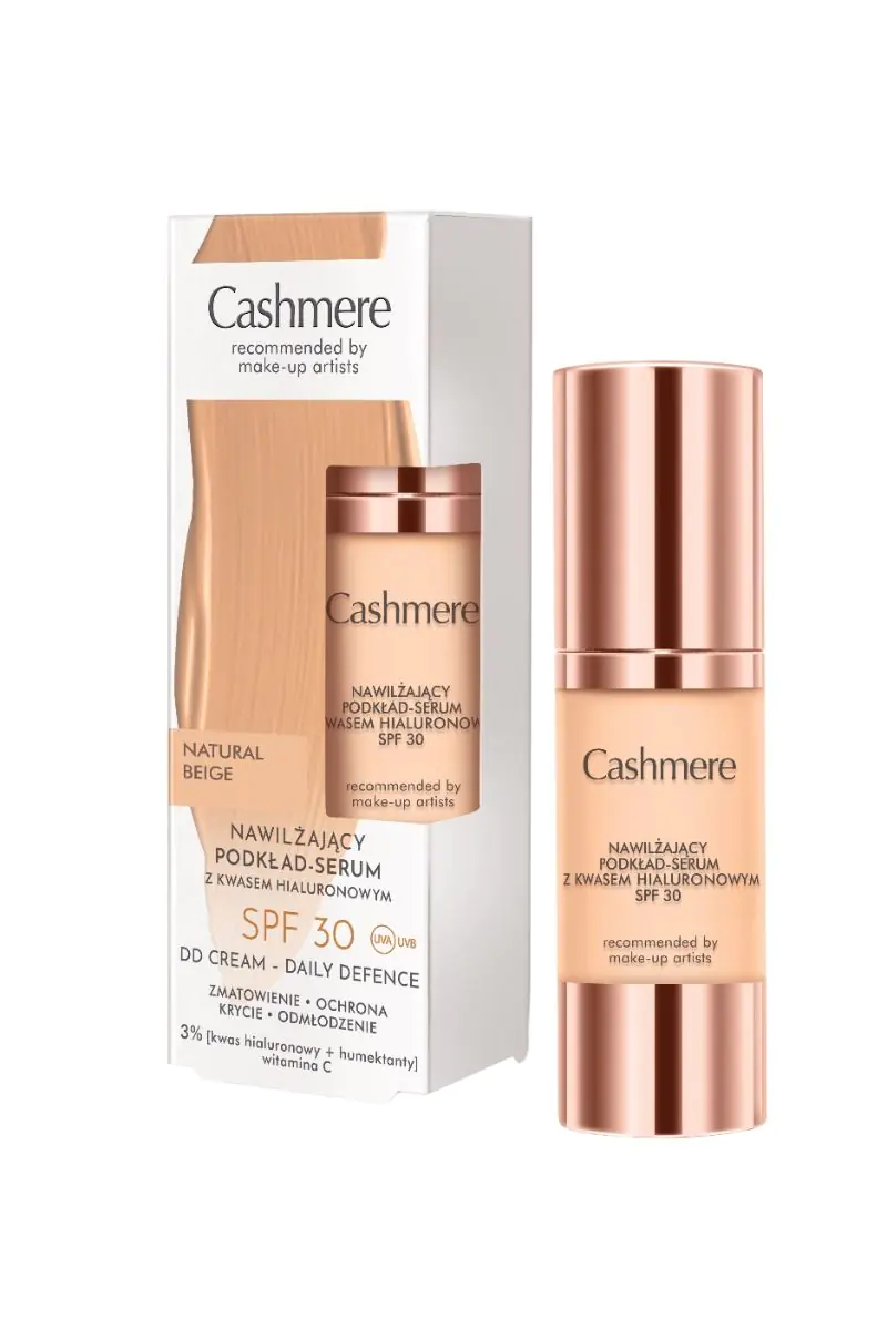 Cashmere DD Cream Hyaluronsyre SPF30 - Fugtighedsgivende Foundation-Serum 01 Elfenben 30ml