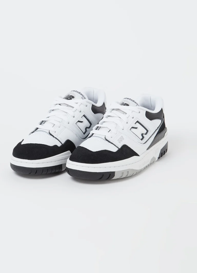 Teniși New Balance 550 cu detalii din piele