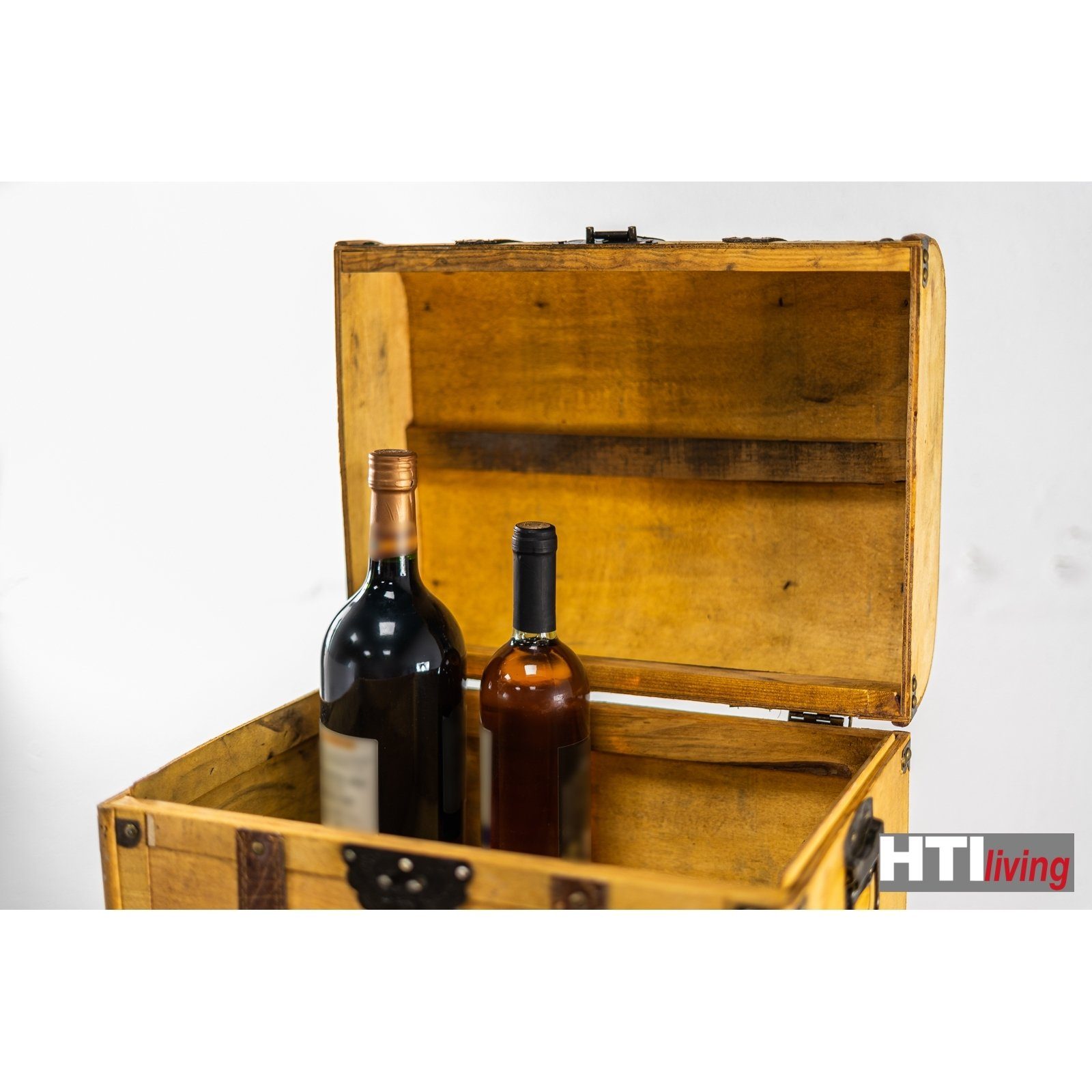 HTI-Living Weinregal Weinregal Truhe für 9 Flaschen Alistair
