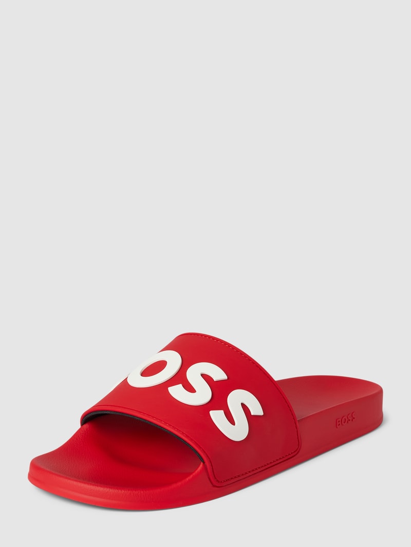 Slides mit Label-Print Modell 'Kirk' in rot