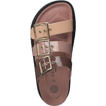 Genuins Cristi Vegan Charol Pantolette in beige