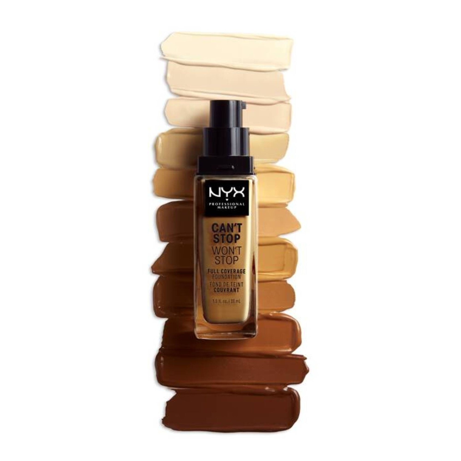 Machiajul profesional NYX Can't Stop Won't Stop
